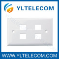 Face Plate RJ45 quatro portas de parede 4 porta 70 * 115MM